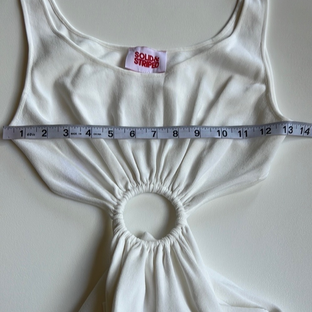Solid & Striped Bailey White Midi Dress - Picture 6 of 7